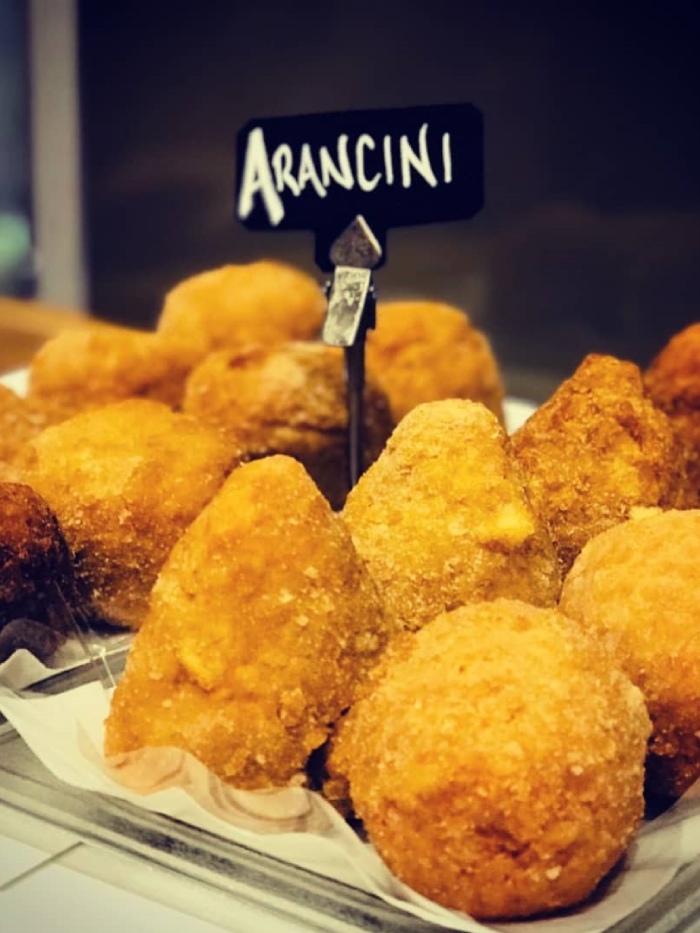  Arancini served at Italian on The Mound in Edinburgh 