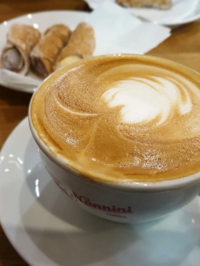 coffee served at Italian on The Mound in Edinburgh